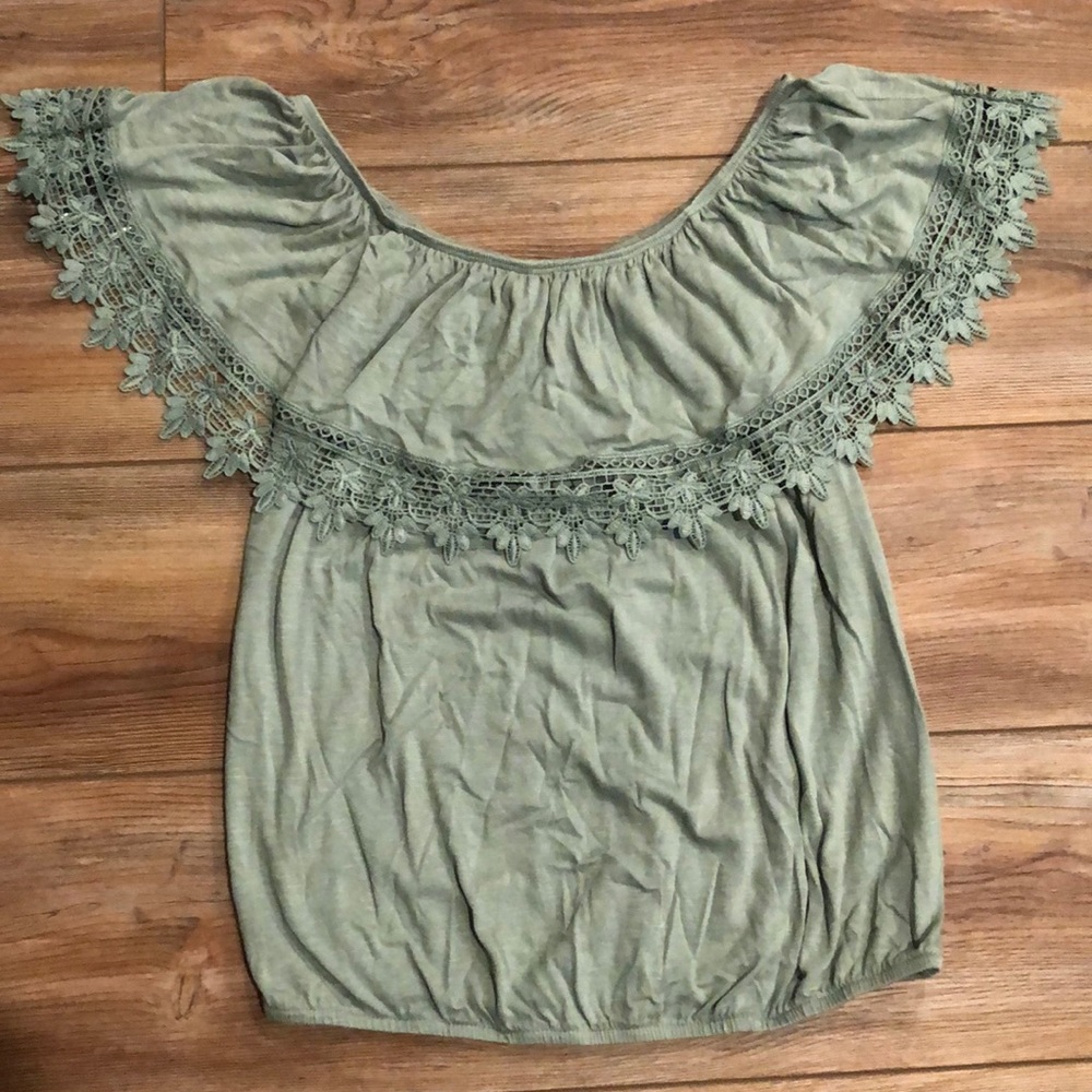 Off the shoulder shirt